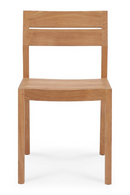 Solid Teak Outdoor Dining Chair | Ethnicraft EX 1 | OROA TRADE