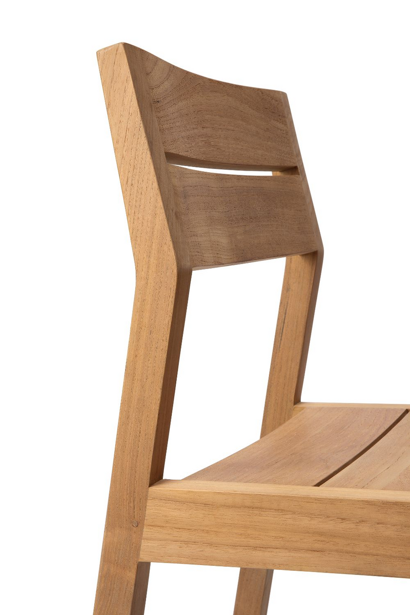 Solid Teak Outdoor Dining Chair | Ethnicraft EX 1 | OROA TRADE