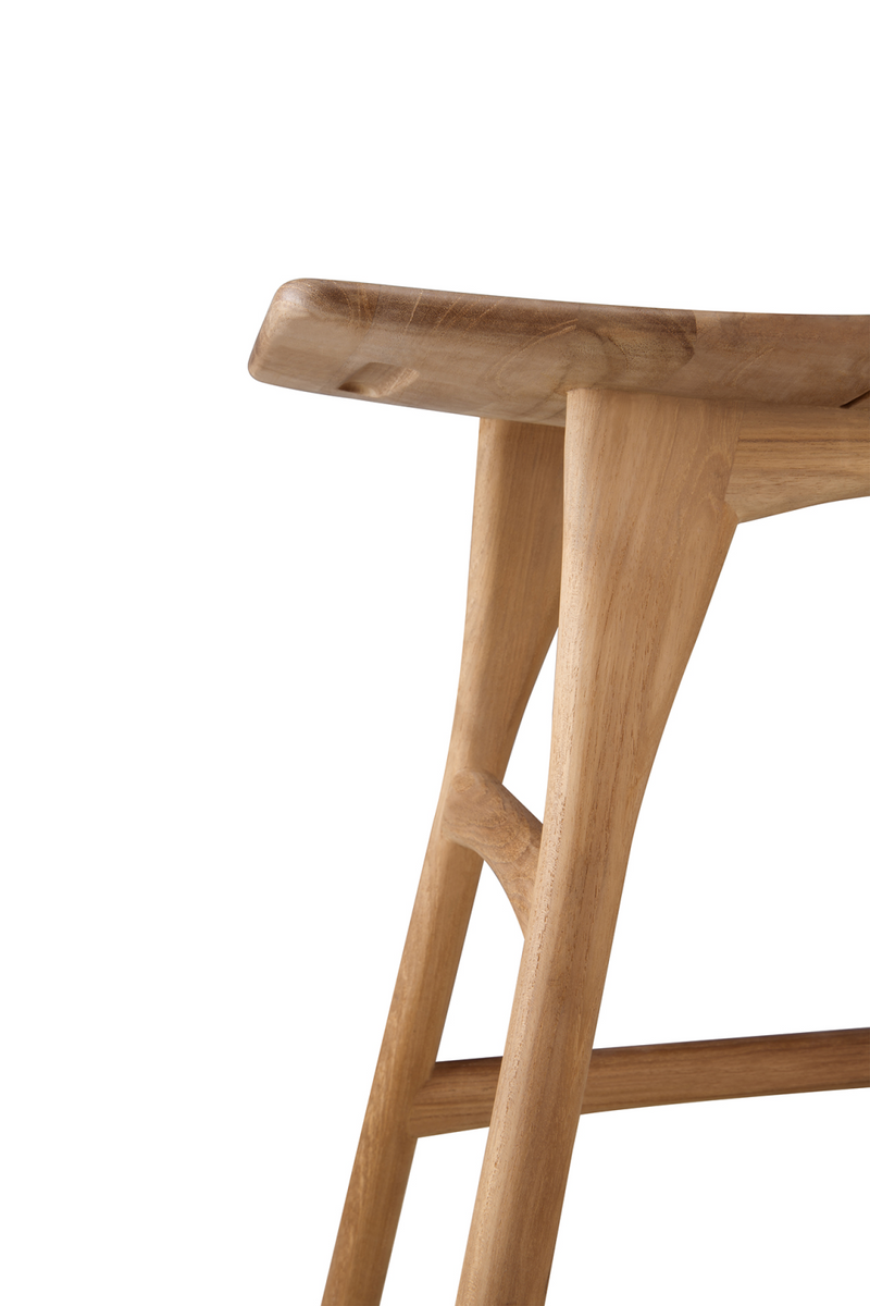 Scandinavian Outdoor Stool | Ethnicraft Osso | Oroatrade.com