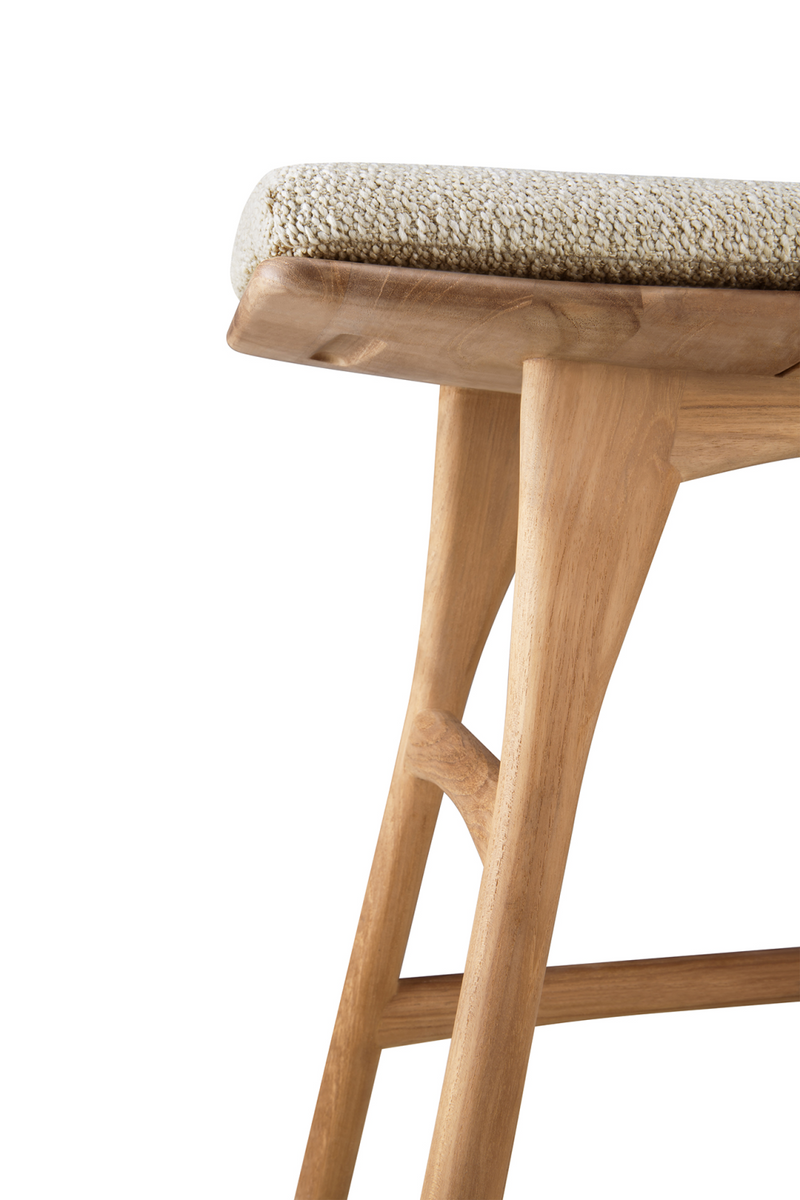 Scandinavian Outdoor Stool | Ethnicraft Osso | Oroatrade.com