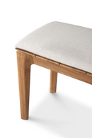 2-Seater Teak Cushioned Outdoor Bench | Ethnicraft Bok | Oroatrade.com