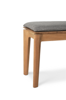 2-Seater Teak Cushioned Outdoor Bench | Ethnicraft Bok | Oroatrade.com