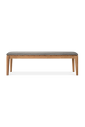 3-Seater Teak Cushioned Outdoor Bench | Ethnicraft Bok | Oroatrade.com