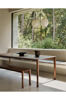 Varnished Teak Dining Table | Ethnicraft PI | Oroatrade.com