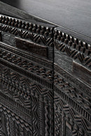 Black Teak Carved Sideboard | Ethnicraft Tabwa | OROA TRADE