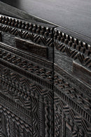 Black Teak Carved Sideboard | Ethnicraft Tabwa | OROA TRADE
