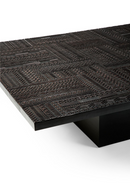 Carved Teak Coffee Table | Ethnicraft Tabwa | Oroatrade.com