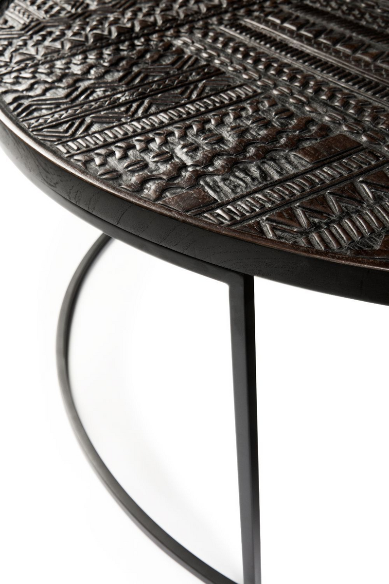 Teak Nesting Coffee Table | Ethnicraft Tabwa | OROA TRADE