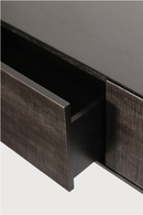 Dark Teak TV Cupboard | Ethnicraft Grooves | Oroatrade.com