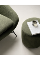 Green Cylindrical Pouf | Ethnicraft Barrow | Oroatrade.com