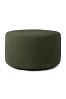 Green Cylindrical Pouf | Ethnicraft Barrow | Oroatrade.com