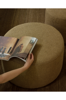 Round Fabric Pouf | Ethnicraft Barrow | Oroatrade.com