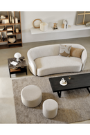 Round Fabric Pouf | Ethnicraft Barrow | Oroatrade.com