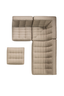 Curved Upholstered Sofa | Ethnicraft N701 | OROA TRADE.com