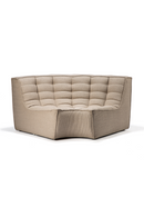 Curved Upholstered Sofa | Ethnicraft N701 | OROA TRADE.com