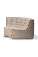 Curved Upholstered Sofa | Ethnicraft N701 | OROA TRADE.com