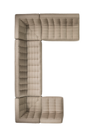 Curved Upholstered Sofa | Ethnicraft N701 | OROA TRADE.com