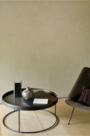 Round Tray Coffee Table | Ethnicraft | OROA TRADE