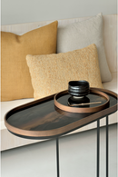 Oblong Hand-Painted Glass Tray | Ethnicraft Organic | Oroatrade.com