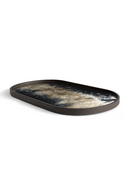 Oblong Glass Tray | Ethnicraft Black Organic | Oroatrade.com