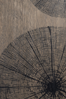 Patterned Square Tray | Ethnicraft Black Slices | Oroatrade.com