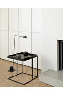 Patterned Square Tray | Ethnicraft Black Slices | Oroatrade.com