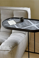 Black Tray Side Table | Ethnicraft Oblong | Oroatrade.com