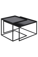 Black Nesting Coffee Tables (2) | Ethnicraft | OROA TRADE