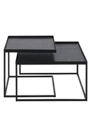 Black Nesting Coffee Tables (2) | Ethnicraft | OROA TRADE