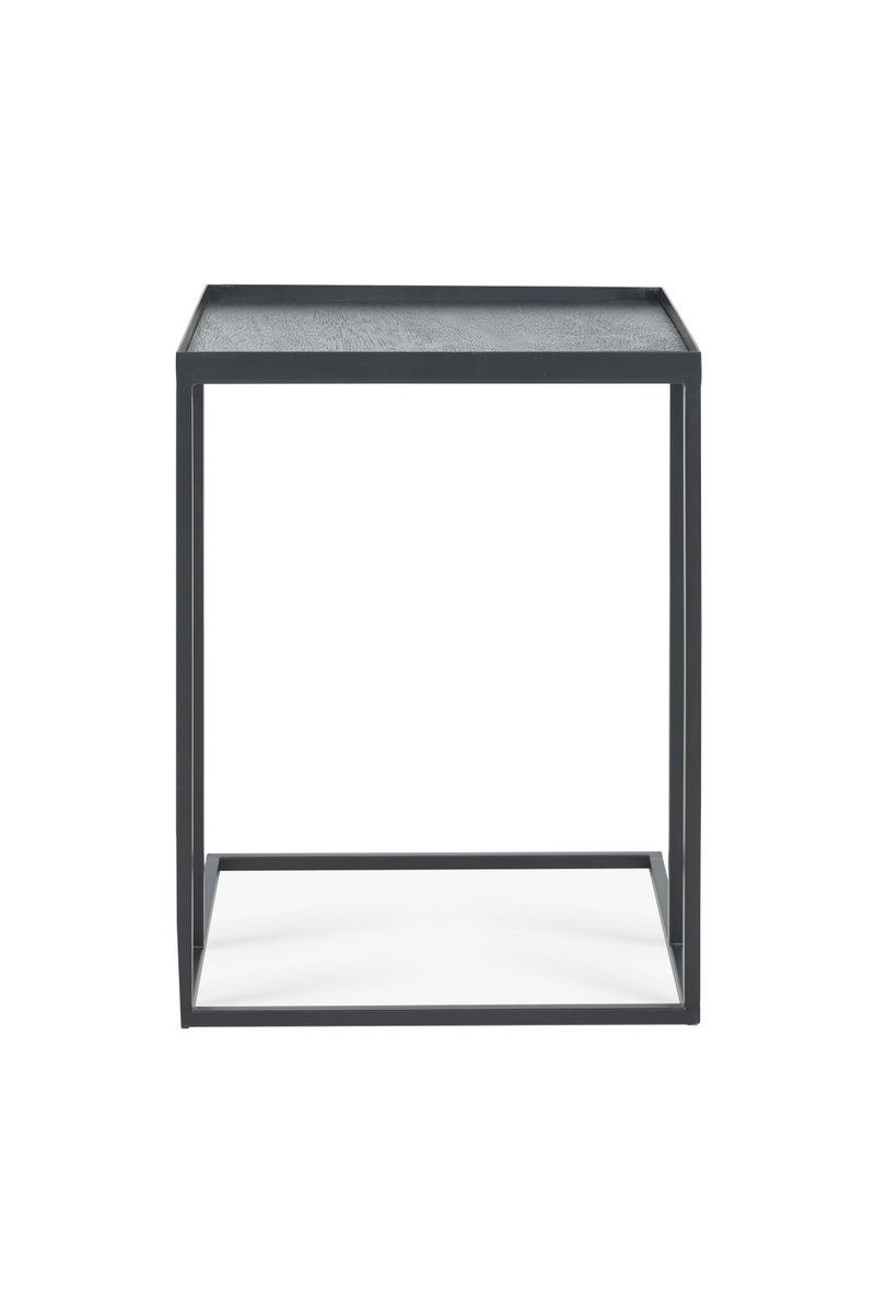 Black Metal Tray Side Table | Ethnicraft | Oroatrade.com