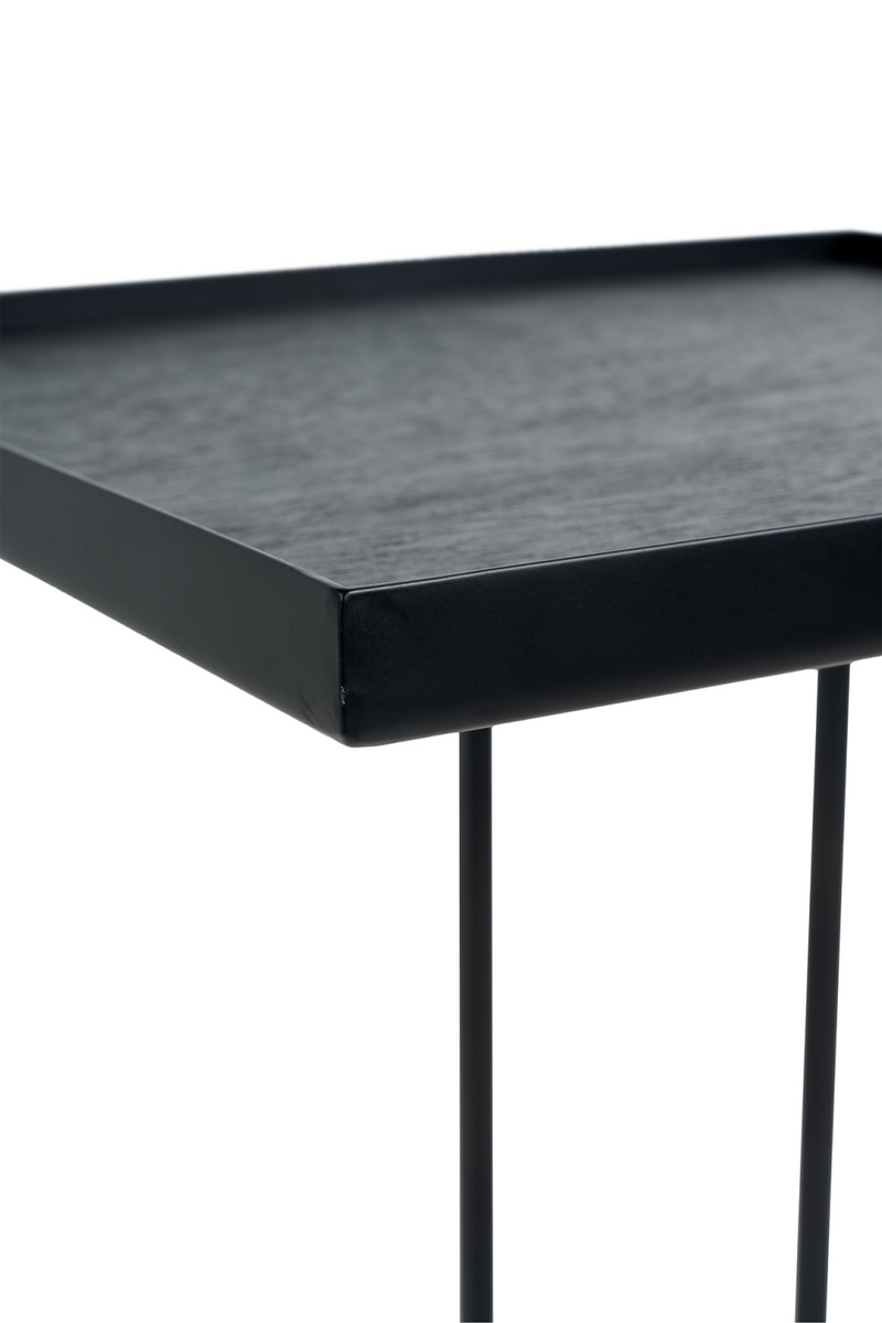 Black Metal Tray Side Table | Ethnicraft | Oroatrade.com