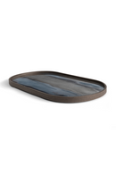 Oblong Hand-Painted Glass Tray | Ethnicraft Organic | Oroatrade.com