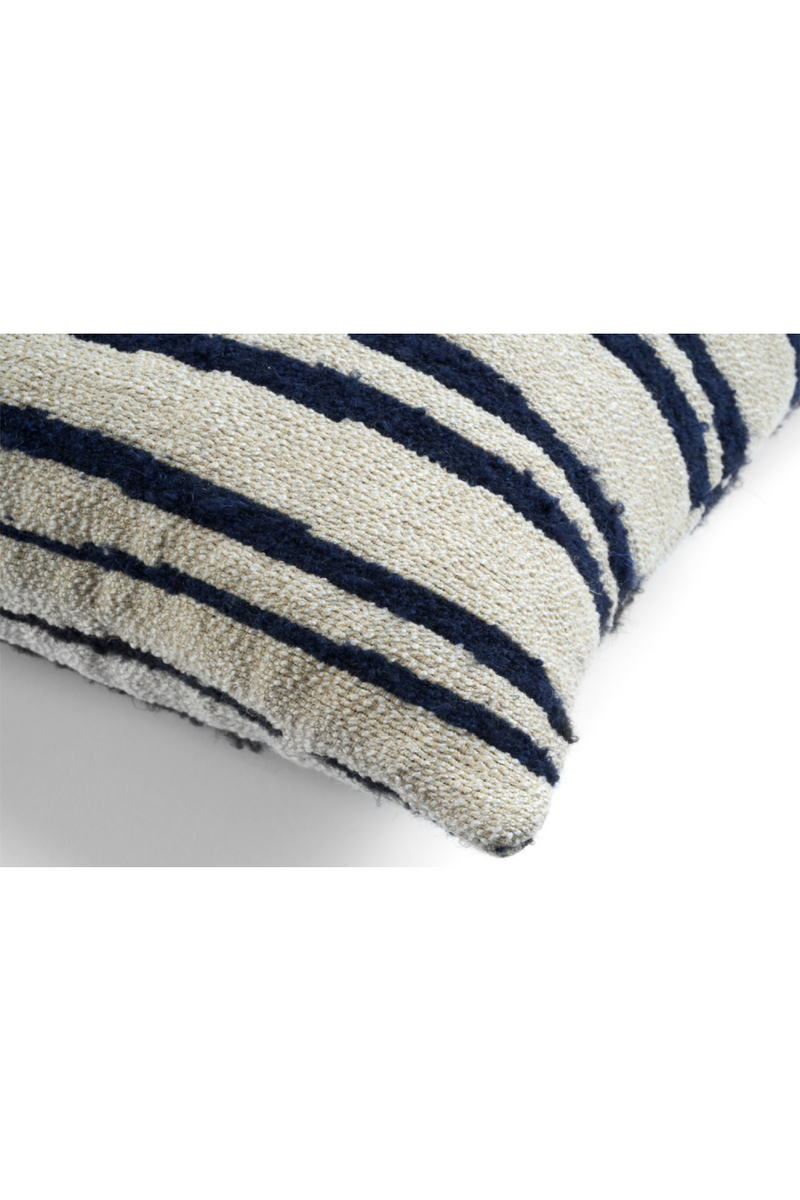 White Lumbar Throw Pillow (2) | Ethnicraft Stripes | OROA TRADE