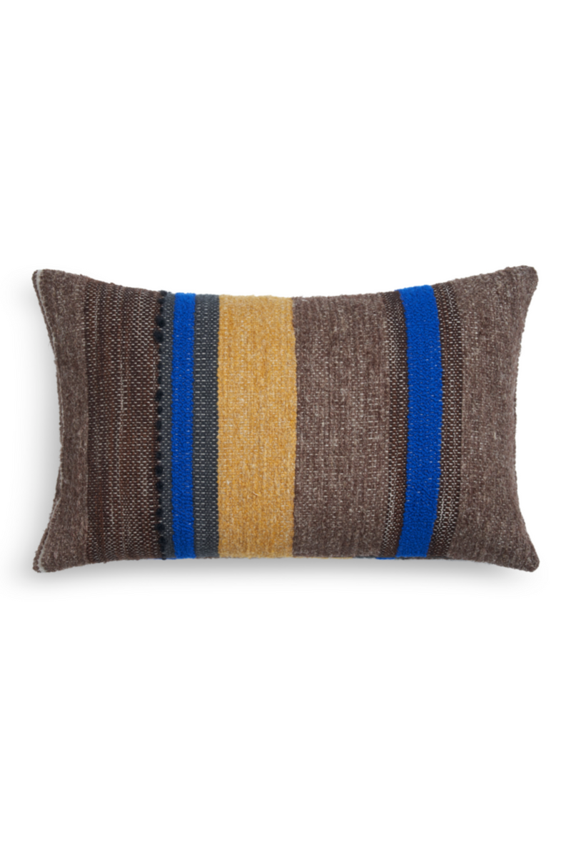 Bright Lumbar Throw Pillow (2) | Ethnicraft Tulum | OROA TRADE