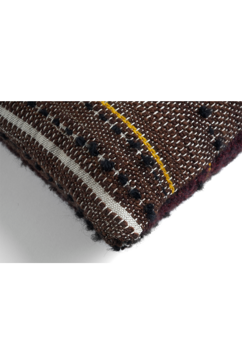 Dark Lumbar Throw Pillow (2) | Ethnicraft Tulum | OROA TRADE