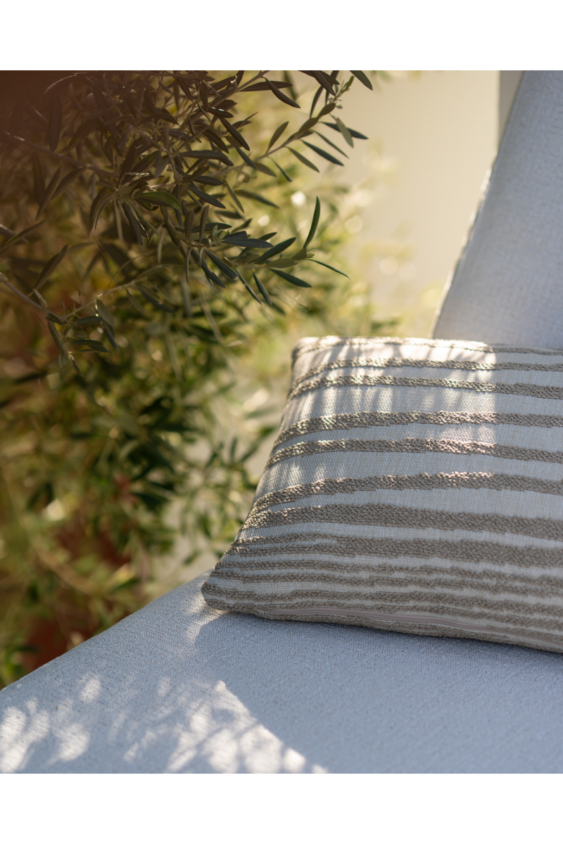 Printed Outdoor Cushions (2) | Ethnicraft White