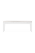 2-Seater Teak Cushioned Outdoor Bench | Ethnicraft Bok | Oroatrade.com