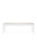 3-Seater Teak Cushioned Outdoor Bench | Ethnicraft Bok | Oroatrade.com