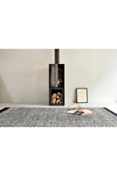 Gray Woven Wool Rug | Ethnicraft Dots | Oroatrade.com
