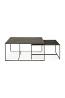 Mineral Rectangular Nesting Coffee Tables (2) | Ethnicraft Pentagon | Oroatrade.com
