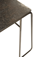 Metallic Modern End Table | Ethnicraft Ellipse | Oroatrade.com