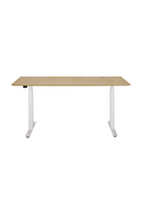Oak Adjustable Desk L | Ethnicraft Bok | Oroatrade.com