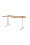 Oak Adjustable Desk L | Ethnicraft Bok | Oroatrade.com