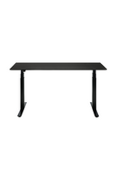 Oak Adjustable Desk L | Ethnicraft Bok | Oroatrade.com