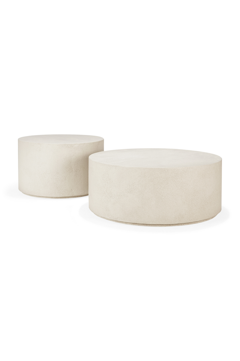 Round Off-White Coffee Table | Ethnicraft Elements | Oroatrade.com