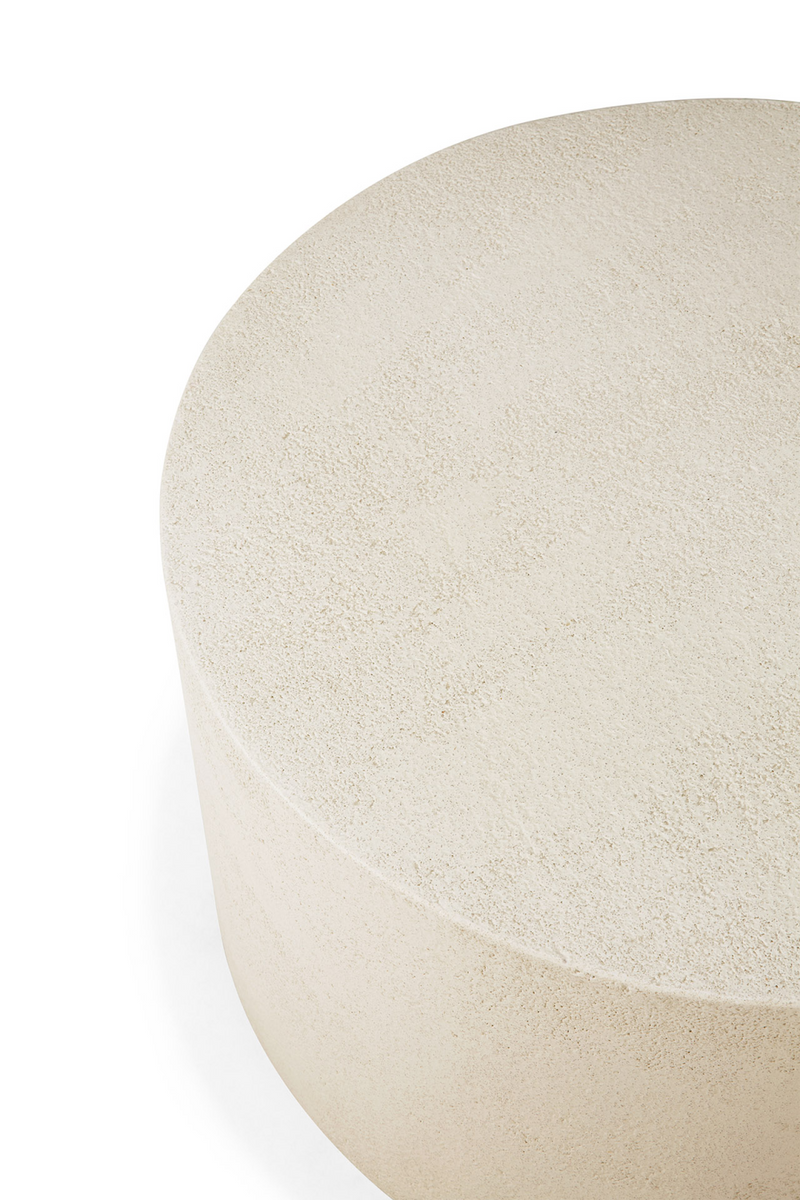 Round Off-White Coffee Table | Ethnicraft Elements | Oroatrade.com