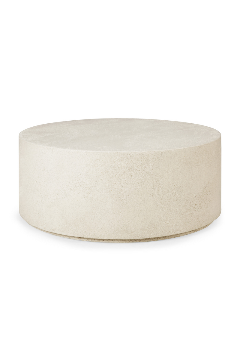 Round Off-White Coffee Table | Ethnicraft Elements | Oroatrade.com