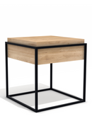 Oak Square Side Table | Ethnicraft Monolit | Oroatrade.com