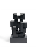 Contemporary Mahogany Sculpture | Ethnicraft Block | Oroatrade.com