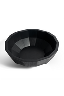 Black Mahogany Modern Bowl | Ethnicraft Striped | Oroatrade.com